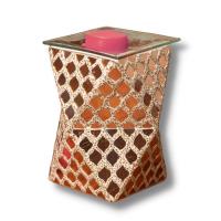 Sense Aroma Rose Gold Moroccan Geometric Electric Wax Melt Warmer Extra Image 1 Preview